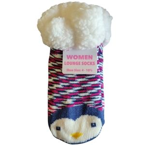 NWT WOMEN FLEECE LINED LOUNGE SOCKS Sz 4-10 1/2
